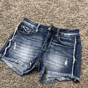 KanCan Denim Distressed Women Shorts